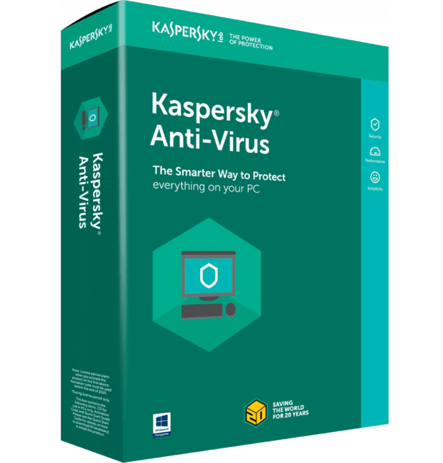kaspersky antivirus 1 pc 3 year