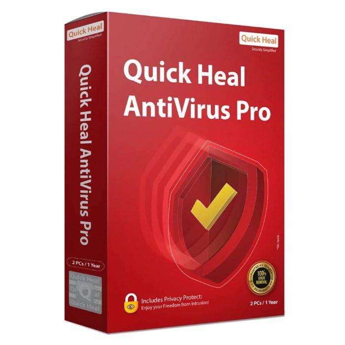 Quick Heal Antivirus Pro 2 User 1 Year