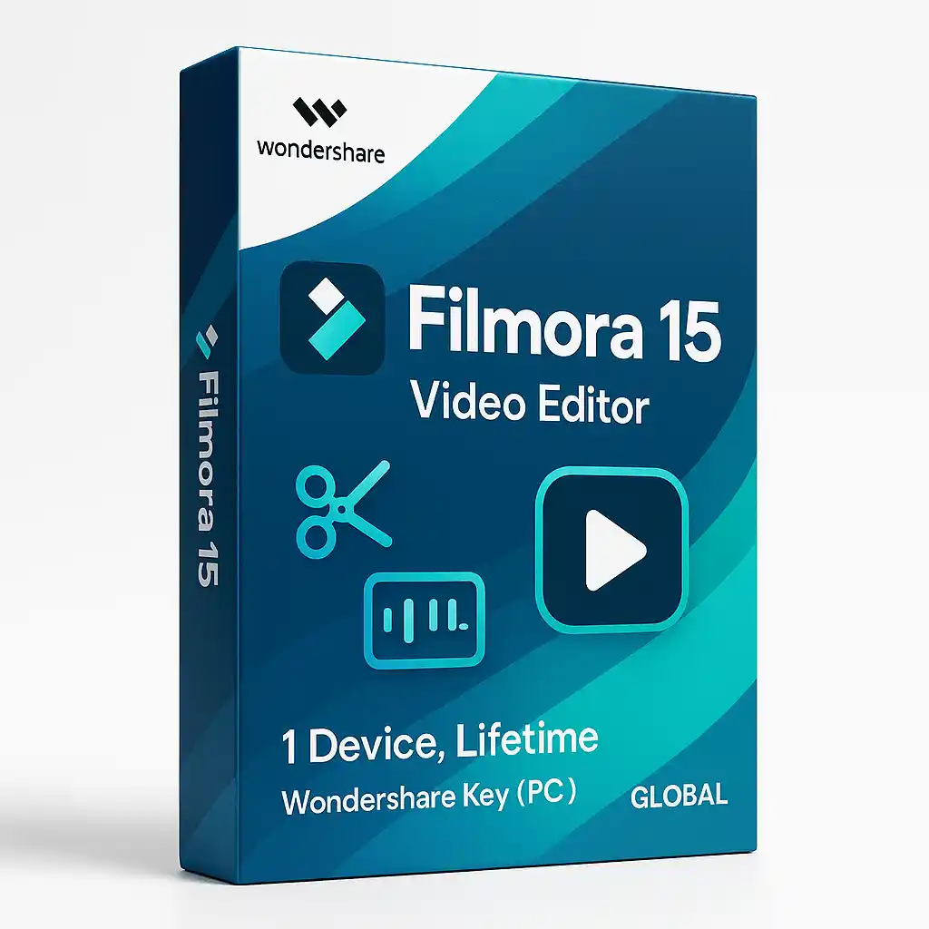 original (19) Wondershare Filmora 15 Video Editor (1 Device, Lifetime) Wondershare Key (PC) GLOBAL - Image 1