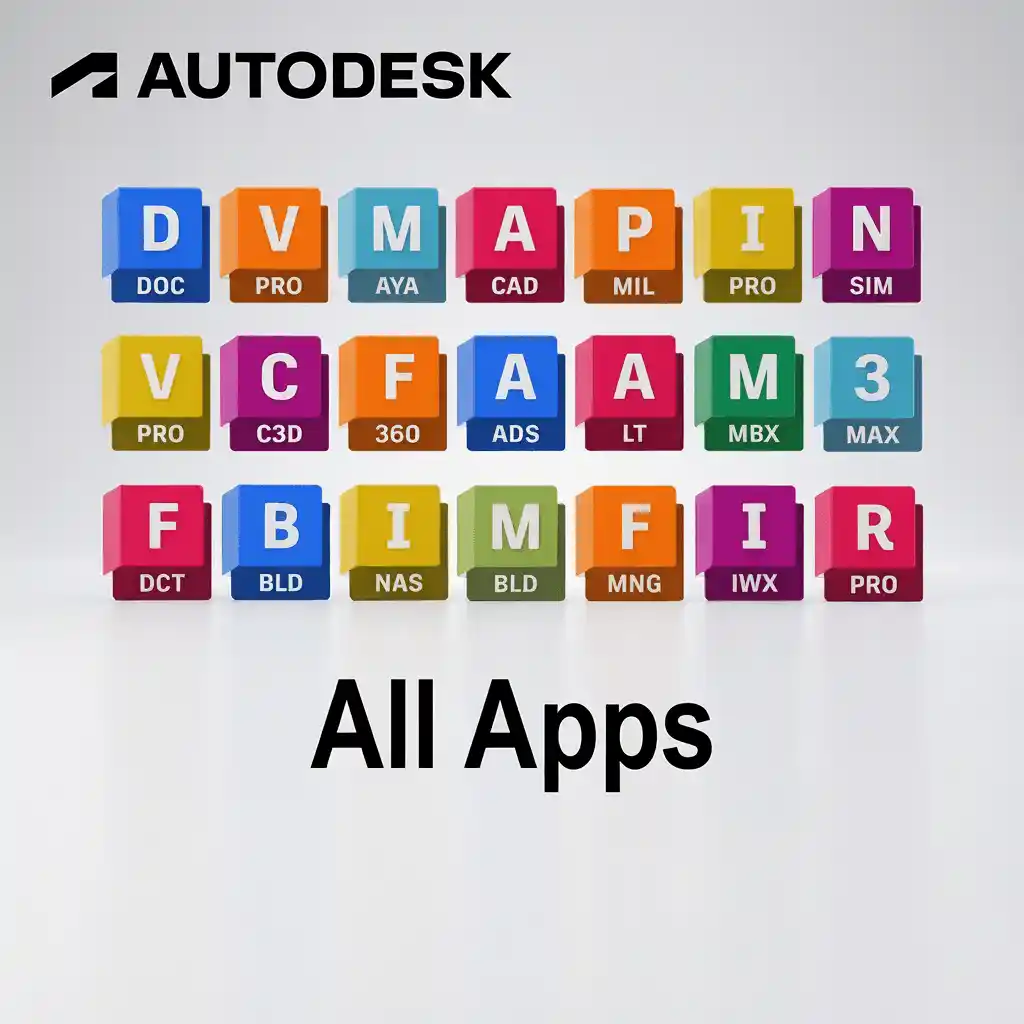 original (24) Autodesk All Apps Software Suite- 1 Year Validity - Image 1