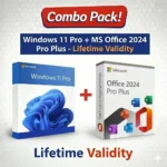 Windows 11 Pro + MS Office 2024 Pro Plus | Lifetime Validity | Combo Pack