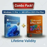 Windows 11 Pro + MS Office 2021 Pro Plus | Lifetime Validity | Combo Pack